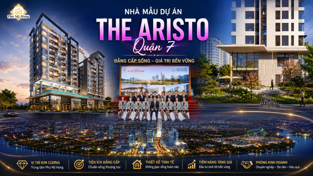 Nhà mẫu căn hộ The Aristo Phú Mỹ Hưng: Trải nghiệm thực tế trước khi quyết định 5 Nhà mẫu The Aristo Phú Mỹ Hưng