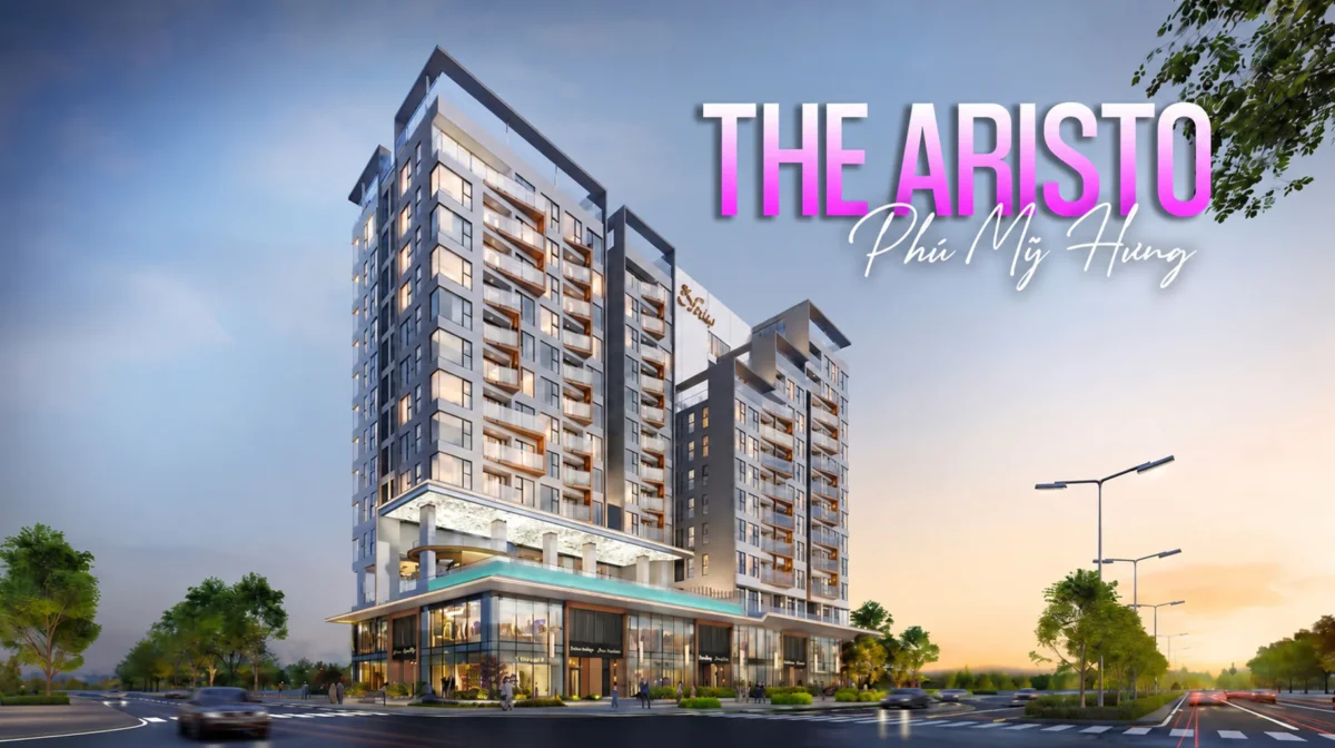 Căn hộ The Aristo Phú Mỹ Hưng Quận 7 | Bảng Giá Chi Tiết Tháng 6/2026 26 Phối cảnh dự án The Aristo Phú Mỹ Hưng chỉ xây dựng cao 13 tầng với 122 căn hộ (1-2-3 Phòng ngủ)