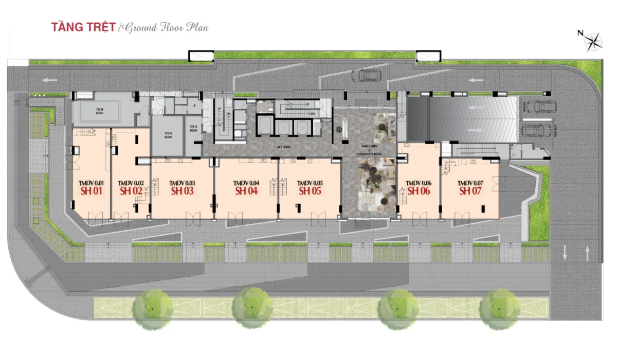 Shophouse 2 tầng diện tích 117-266m² tại The Aristo có tiềm năng gì? 11 Thông số Shophouse The Aristo Phú Mỹ Hưng