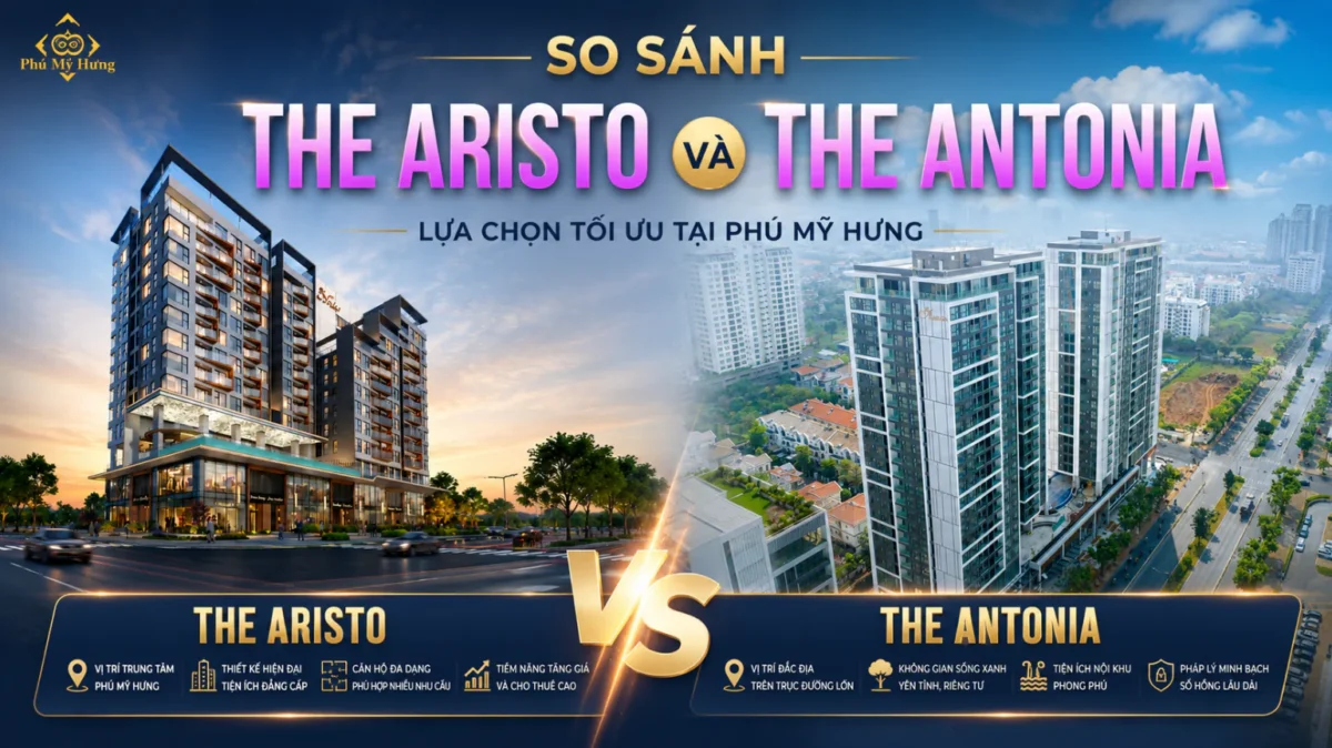 So sánh giá bán The Aristo với The Aurora, The Antonia, The Ascentia, Midtown, Cardinal Court và Triton Crown 10 The Aristo so với The Antonia