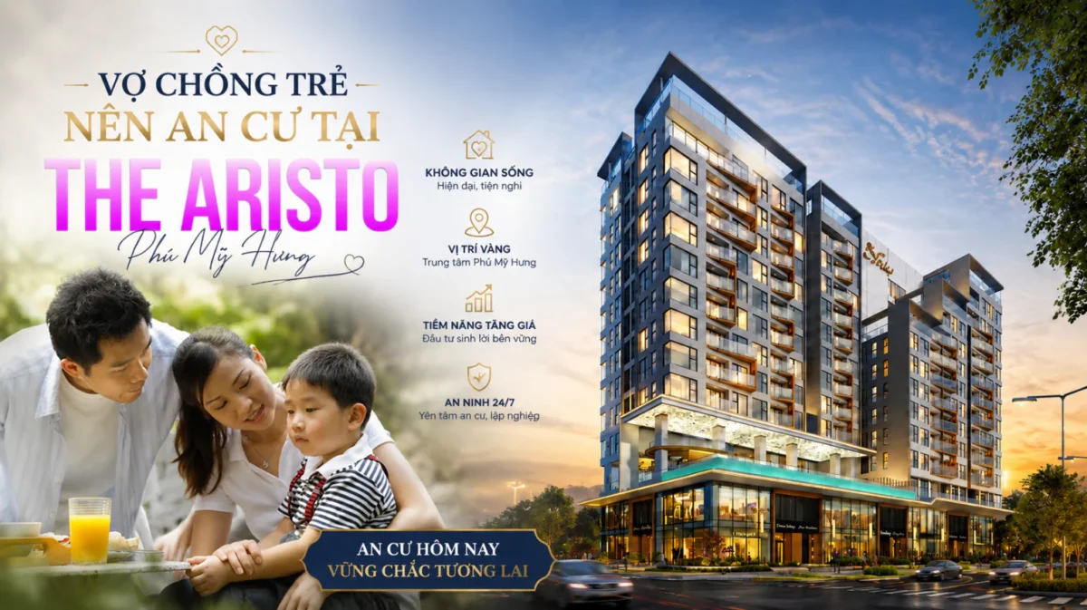 Tại sao The Aristo Phú Mỹ Hưng là nơi an cư lý tưởng cho vợ chồng trẻ? 6 Vợ chồng trẻ nên chọn The Aristo để an cư?