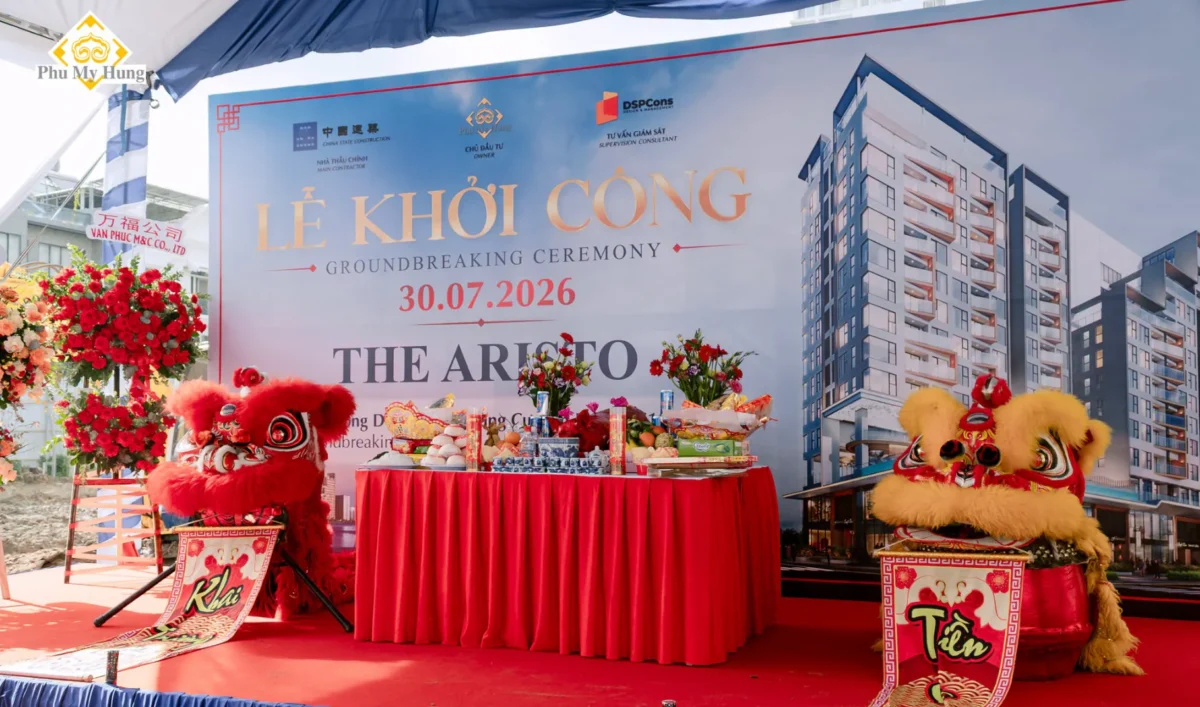 Phú Mỹ Hưng Khởi Công Dự Án The Aristo Ngày 30/07/2026 18 Khởi công dự án The Aristo ngày 30/7/2026
